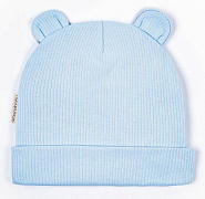 Чепчик (шапочка) AmaroBaby Fashion bear ЧЗ голубой 42