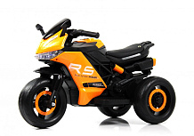 Детский электротрицикл RiverToys K002PX желтый