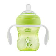 Поильник Chicco Transition Cup 4 м+ зеленый