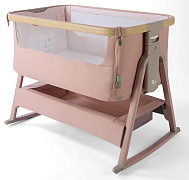 Колыбель приставная Tutti Bambini CoZee Air 2 с колесами Drifted Oak/Blush
