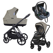 Детская коляска 3 в 1 Espiro Miloo 2025 и автокресло Pi Gray blue 217 cashmere gray / Серый/синий (Gray blue 103)