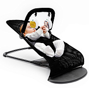 Детский шезлонг Amarobaby Baby time черный