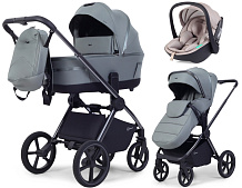 Детская коляска Rant Falcon Soft Therm 3 в 1 с автокреслом Miro Beige Olive