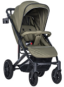 Детская прогулочная коляска Farfello Bonnie black Fresh Green/свежая зелень