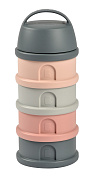 Набор Beaba из 4 контейнеров для детского питания 911713 MINERA GREY/PINK