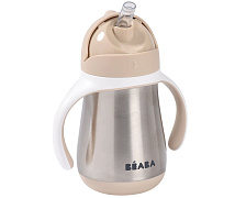 Поильник термос Beaba Inox 250 мл 913633 CLAY