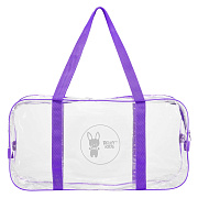 Сумка Roxy-Kids в роддом прозрачная ПВХ RKB-011 фиолетовый