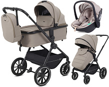 Детская коляска Rant Moss 3 в 1 с автокреслом Miro Beige Coffee