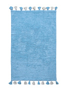 Хлопковый ковер Lillaland Colorful Blue 120х180 см