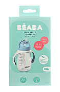 Поильник-бутылочка Beaba Straw Cup 300 мл 913479 WINDY BLUE