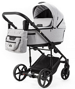 Детская коляска Adamex Zico New 2 в 1 ZN-TK01 (светло‑серый)
