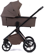 Детская коляска Peppy Monaco Plus 2 в 1 Brownie (коричневый), рама черная