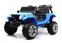 Детский электромобиль RiverToys T222TT 4WD синий