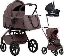 Коляска 4 в 1 Sweet Baby SBL Orso New + автокресло Elegante Plus с базой i-Size ISOFIX DK780 Mokka
