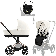 Коляска Cybex Priam IV Rosegold complete Cloud T Jeremy Scott Wings Base T 4 в 1 Off White