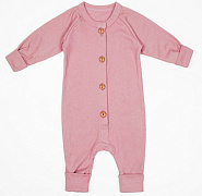 Комбинезон на пуговицах AmaroBaby Fashion ЧЗ розовый 80