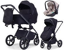 Детская коляска Rant Falcon Soft Therm 3 в 1 с автокреслом Miro Beige Black