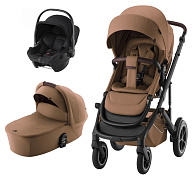 Коляска 3 в 1 Britax Roemer Smile 5Z LUX и автокресло Baby-Safe Core Space Black Warm Caramel