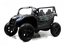 Детский электромобиль RiverToys M222MM зеленый камуфляж