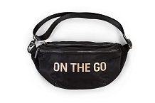 Сумка поясная Childhome Banana Bag On The Go CWBANABL BLACK/GOL