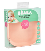 Тарелка из силикона Beaba Silicon Suction Plate 913431 PINK