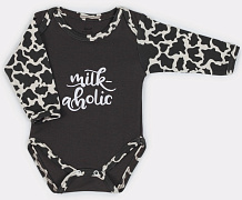 Боди Rant Milk-Aholic с длинным рукавом 6181 Graphite 62