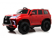 Детский электромобиль RiverToys Lexus 570 E555EE красный глянец