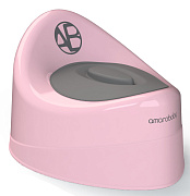 Горшок детский AmaroBaby Fort с крышкой розовый