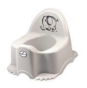 Детский горшок Tega Baby Eco Slon (Слон) муз. PO-057-162 серый