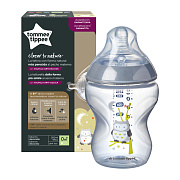 Бутылочка для кормления Tommee Tippee Closer to nature, 260 мл., 0+ BUFNITA серый