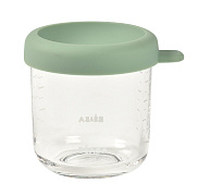 Контейнер стеклнянный Beaba с крышкой 250мл 914014 SAGE GREEN