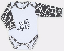 Боди Rant Milk-Aholic с длинным рукавом 6181 White 62