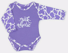 Боди Rant Milk-Aholic с длинным рукавом 6181 Violet 68
