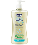 Нежная пена Chicco Baby Moments для волос и тела 500 мл