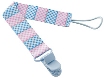 Держатель Roxy-Kids для пустышек RPC-004 Голубой-Розовый