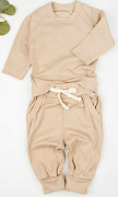 Комплект AmaroBaby Fashion кофточка и штанишки бежевый 92