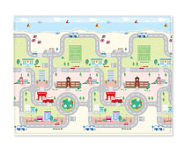 Ковер игровой Parklon Машинки и дороги 185х140 см