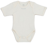 Боди Rant Hugs and Kisses с коротким рукавом Vanilla Beige 68