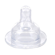 Соска для бутылочек Canpol babies EasyStart средний поток, широкое горлышко 6 мес+ 21/721