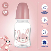 Бутылочка тритановая Canpol Babies Cute animals 120 мл. 11/851 розовый зайчик