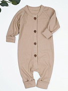 Комбинезон на пуговицах AmaroBaby Fashion бежевый 62