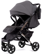 Прогулочная коляска Peppy Polo 2.0 Steel grey хром рама, сумка