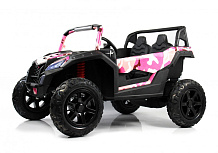 Детский электромобиль RiverToys M222MM розовый