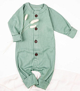 Комбинезон на пуговицах AmaroBaby Fashion зеленый 56