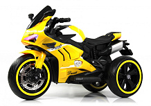 Детский электромотоцикл RiverToys М777БХ желтый