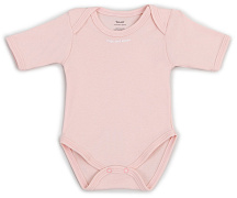 Боди Rant Hugs and Kisses с коротким рукавом Soft Pink 68