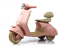 Детский электроскутер RiverToys K444PX-A розовый