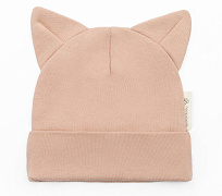 Чепчик (шапочка) AmaroBaby Nature essence cat бежевый 38