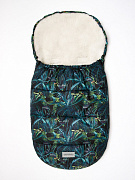 Конверт меховой AmaroBaby Snowy Baby 105 см Тропики черный