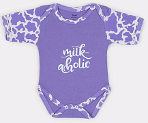 Боди Rant Milk-Aholic с коротким рукавом 6281 Violet 62